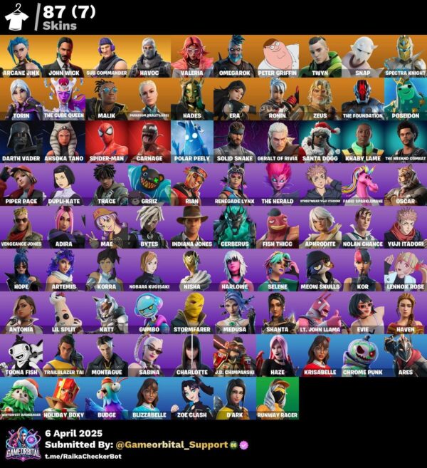 اکانت فورتنایت vip کد 2077